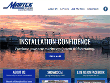 Tablet Screenshot of martekmd.com